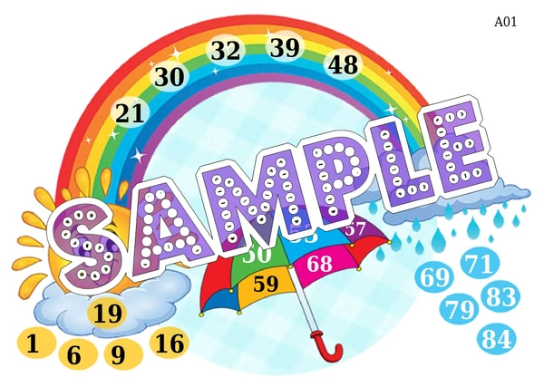 perty Rainbow theme Tambola Housie (list2676_1) - 24