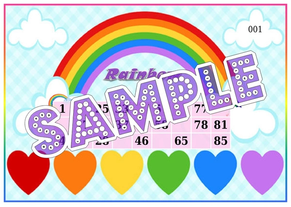 perty Rainbow theme Tambola Housie (list2913_1) - 48