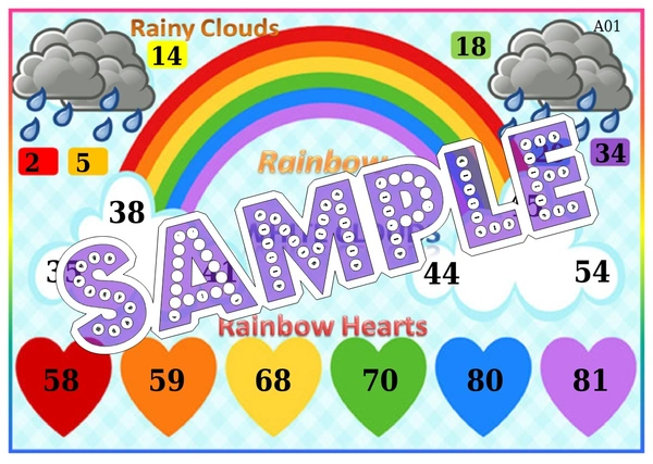 perty Rainbow theme Tambola Housie (list402_3) - 16
