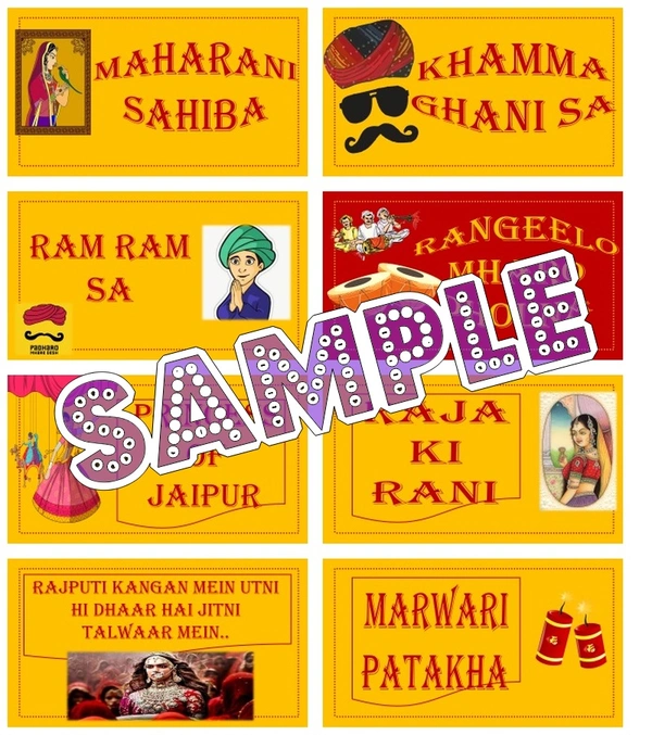 perty Rajasthan theme Props (list1829) - 12.2 x 8.9