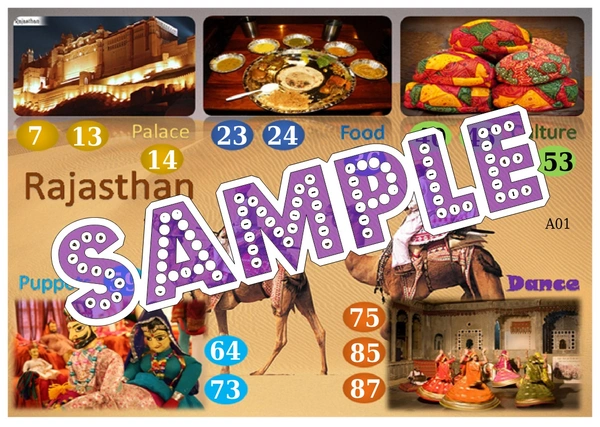 perty Rajasthan theme Tambola Housie (list328_3) - 48