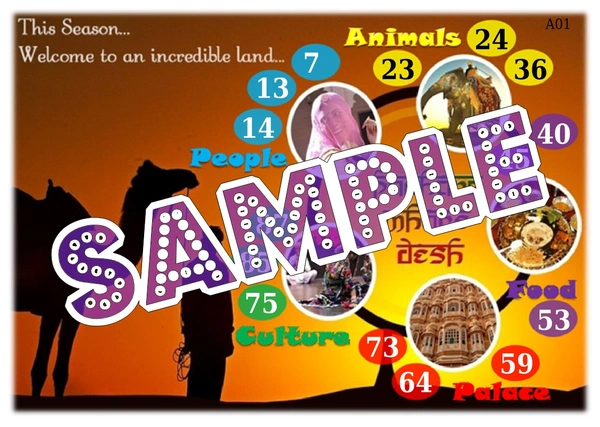 perty Rajasthan theme Tambola Housie (list329_2) - 48