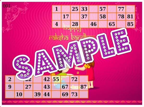 perty Rakhi theme Tambola Housie (list1127_2) - 24
