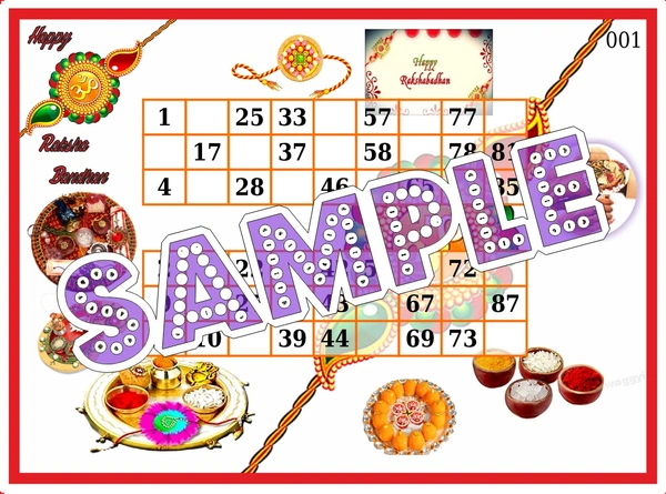 perty Rakhi theme Tambola Housie (list1414_1) - 24