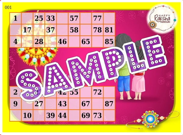 perty Rakhi theme Tambola Housie (list2915_1) - 48