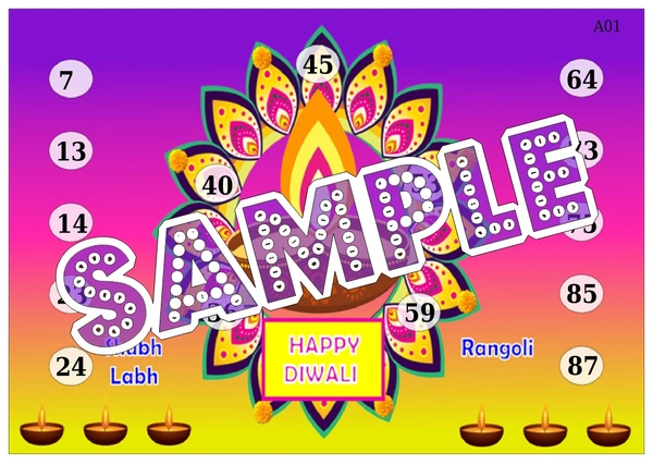 perty Rangoli theme Tambola Housie (list1263_1) - 16
