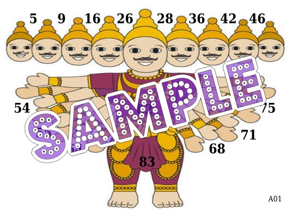 perty Ravan theme Tambola Housie (list2769_1) - 24