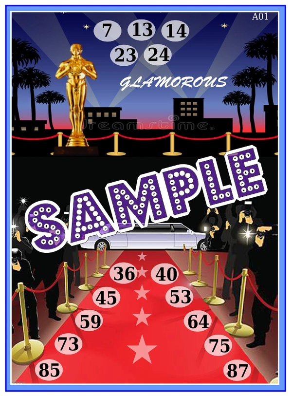 perty Red Carpet theme Tambola Housie (list1169_1) - 48