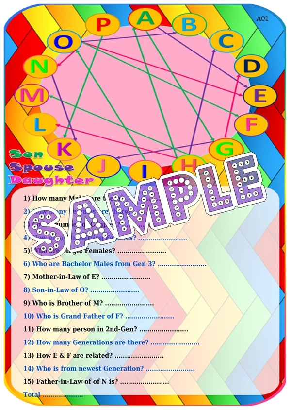 perty Relatives theme Paper Games (list1759_1) - 12