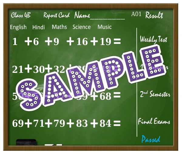 perty Report Card theme Tambola Housie (list356_2) - 36