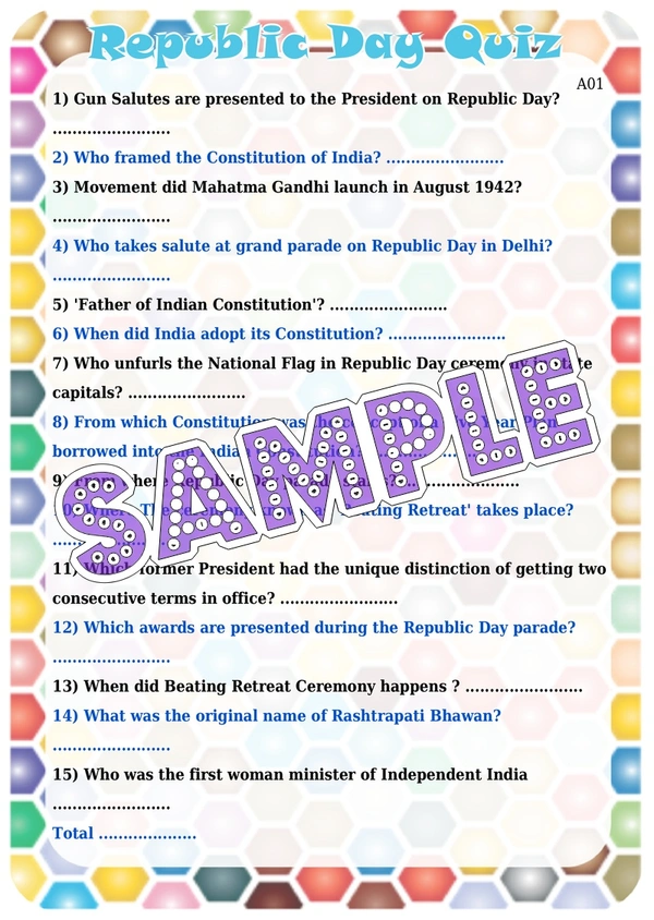 perty Republic Day theme Paper Games (list1684_1) - 8