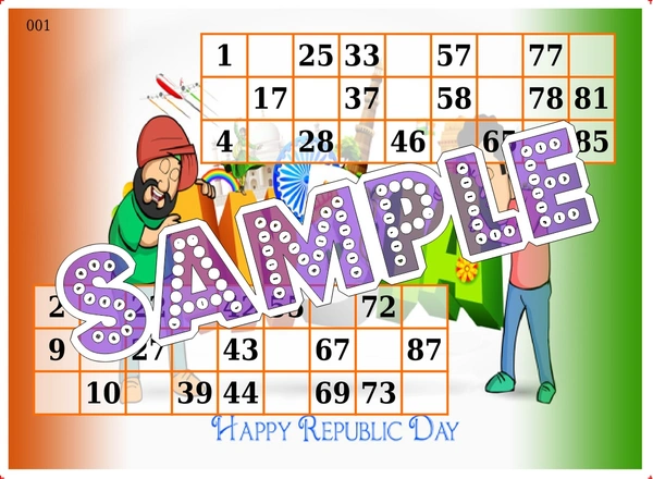 perty Republic Day theme Tambola Housie (list1043_1) - 16