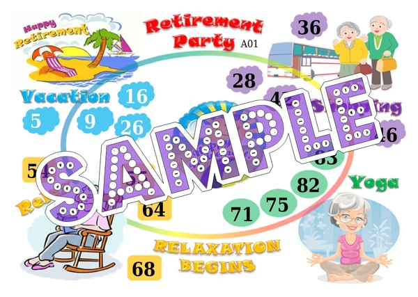 perty Retirement theme Tambola Housie (list717_1) - 24