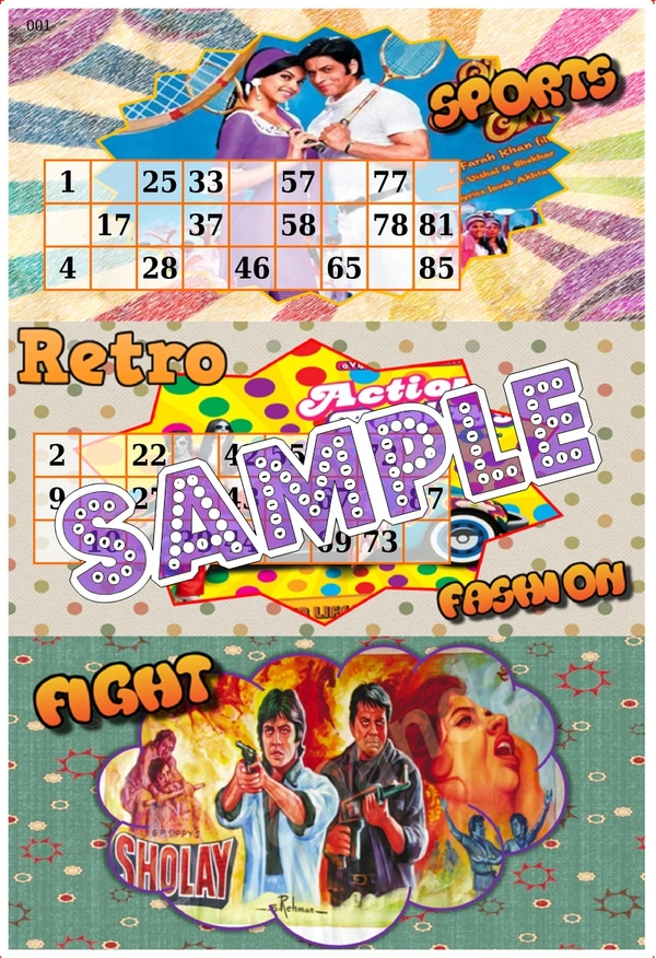 perty Retro theme Tambola Housie (list1175_1) - 24