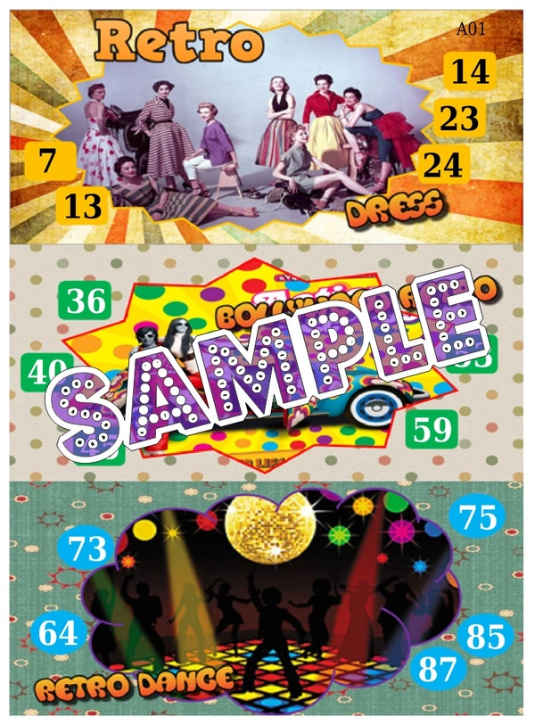 perty Retro theme Tambola Housie (list649_1) - 48