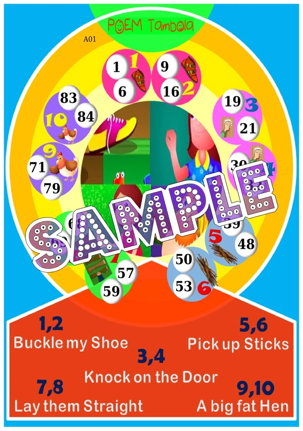 perty Rhyme Poem theme Tambola Housie (list2026_1) - 24