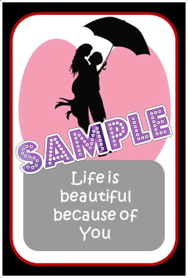 perty Romance theme Cards (list1826_1) - 6 x 8.9