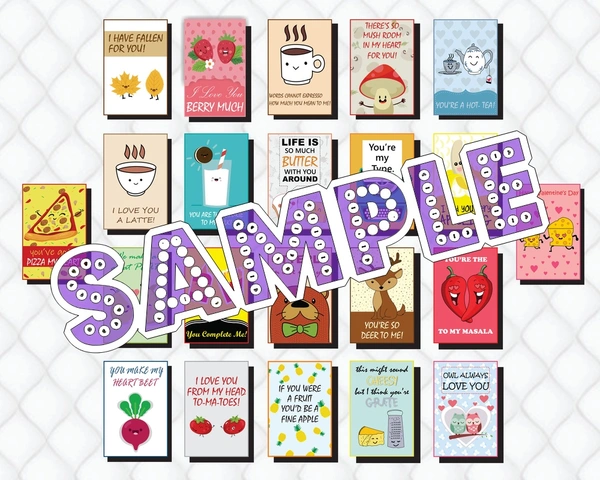 perty Romance theme Cards (list1846_1) - 8.9 x 5.9