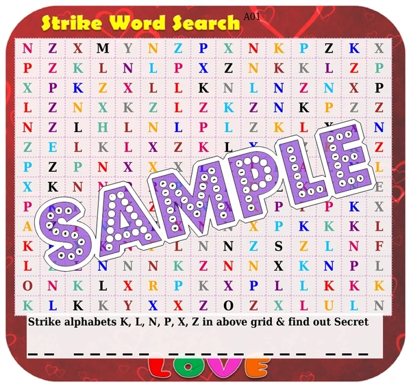 perty Romance theme Paper Games (list1590_1) - 36