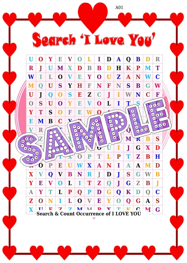 perty Romance theme Paper Games (list1612_1) - 8