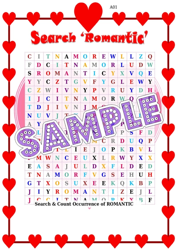 perty Romance theme Paper Games (list1718_1) - 12