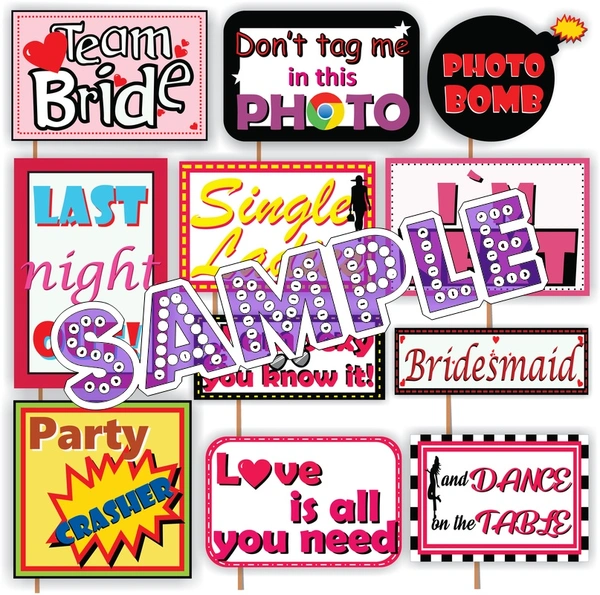 perty Romance theme Props (list1861) - 12.2 x 8.9