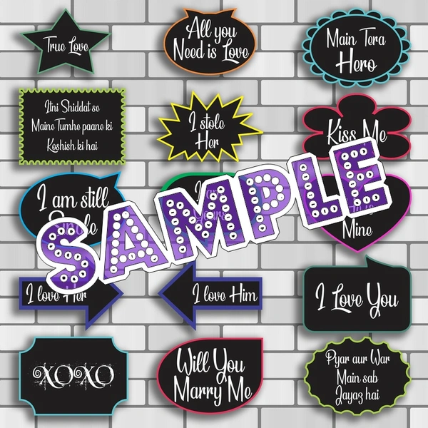 perty Romance theme Props (list3338) - 6 x 4.4