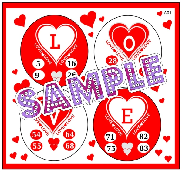 perty Romance theme Tambola Housie (list1116_1) - 12