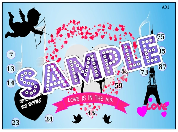 perty Romance theme Tambola Housie (list1117_1) - 48
