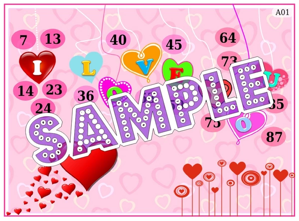perty Romance theme Tambola Housie (list2549_1) - 24
