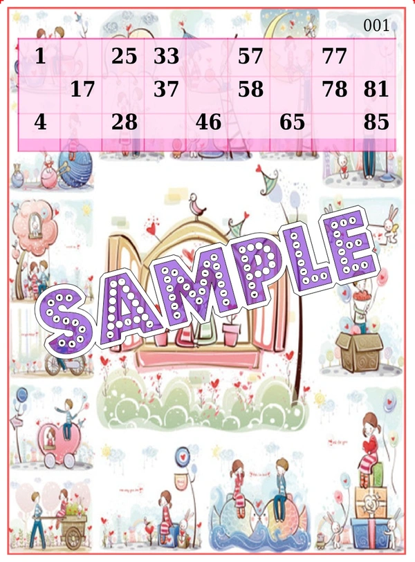 perty Romance theme Tambola Housie (list2853_1) - 16