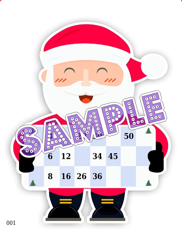perty Santa Claus theme Tambola Housie (list1136_1) - 16
