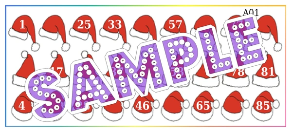 perty Santa Claus theme Tambola Housie (list2731_1) - 144