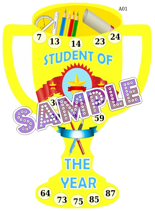 perty School theme Tambola Housie (list1253_1) - 16