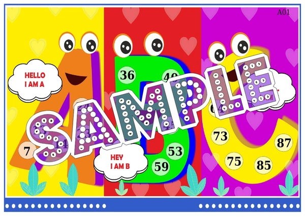 perty School theme Tambola Housie (list1308_1) - 24