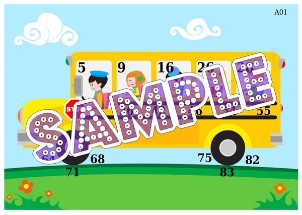 perty School theme Tambola Housie (list143_3) - 24