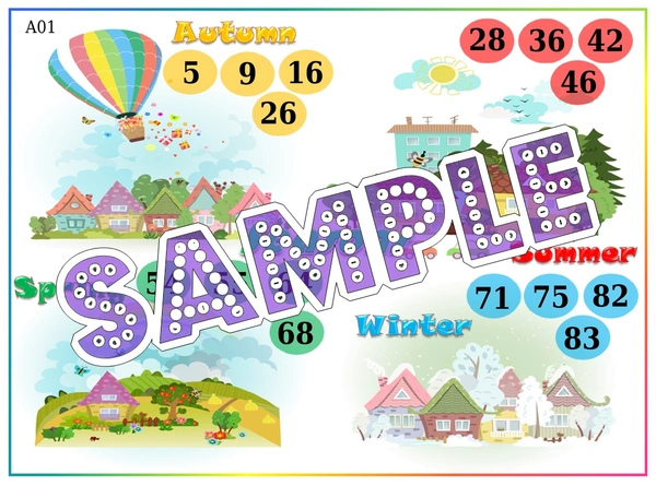 perty Season theme Tambola Housie (list2390_1) - 48