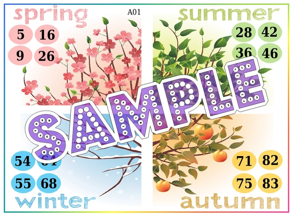 perty Season theme Tambola Housie (list2392_1) - 16