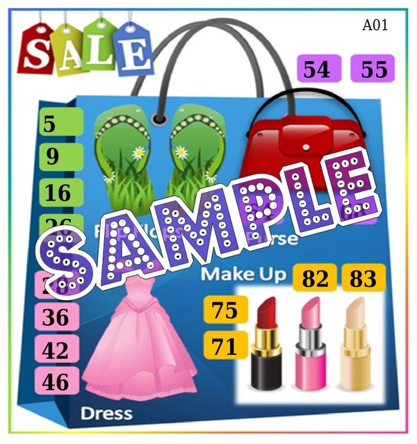 perty Shopping theme Tambola Housie (list405_2) - 24