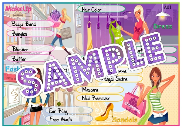 perty Shopping theme Tambola Housie (list551_1) - 24