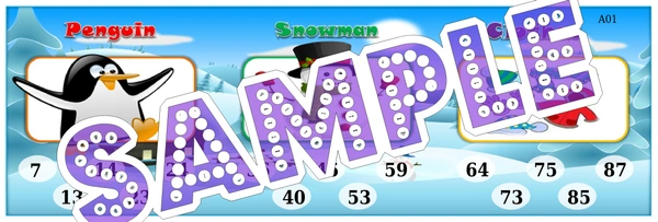 perty Snowman theme Tambola Housie (list2943_1) - 24