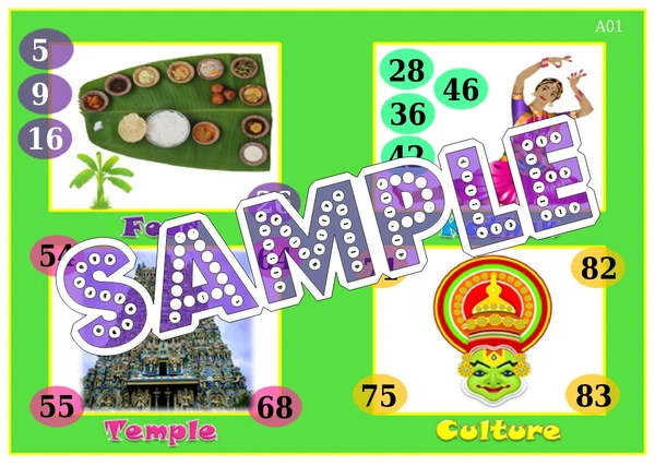 perty South India theme Tambola Housie (list2495_1) - 16