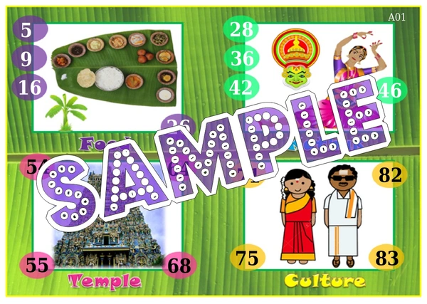 perty South India theme Tambola Housie (list2496_1) - 16