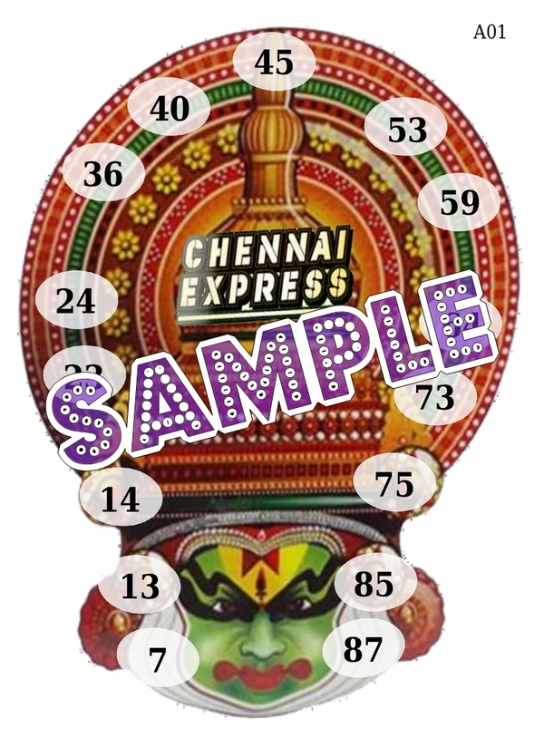 perty South India theme Tambola Housie (list3000_1) - 24