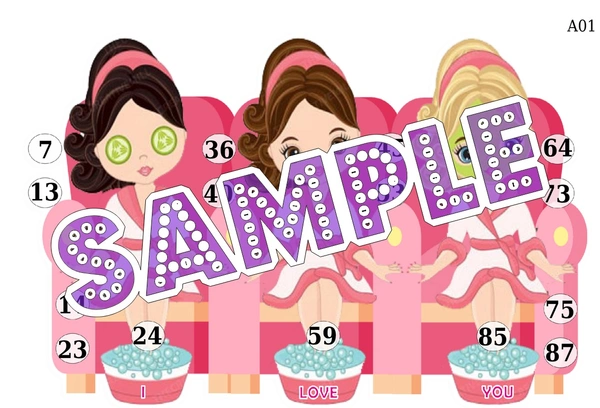 perty Spa theme Tambola Housie (list1272_1) - 24