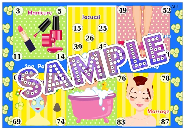 perty Spa theme Tambola Housie (list1274_1) - 24