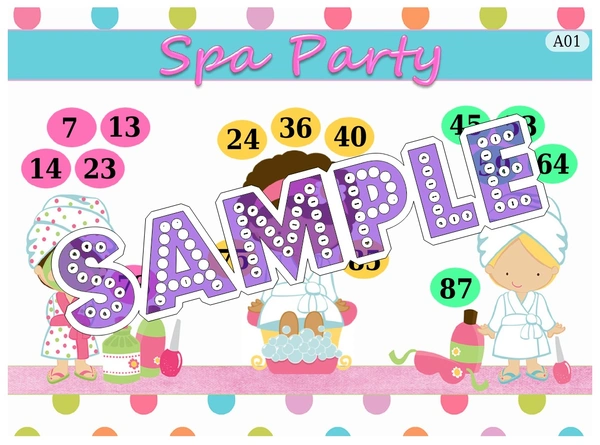 perty Spa theme Tambola Housie (list2481_1) - 24