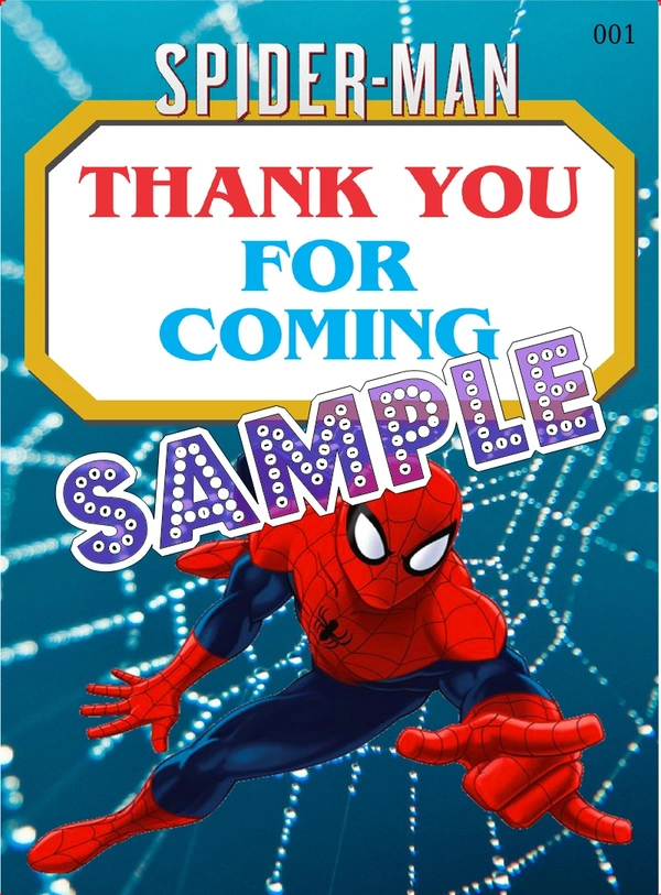 perty Spiderman theme Cards (list3656_1) - 48