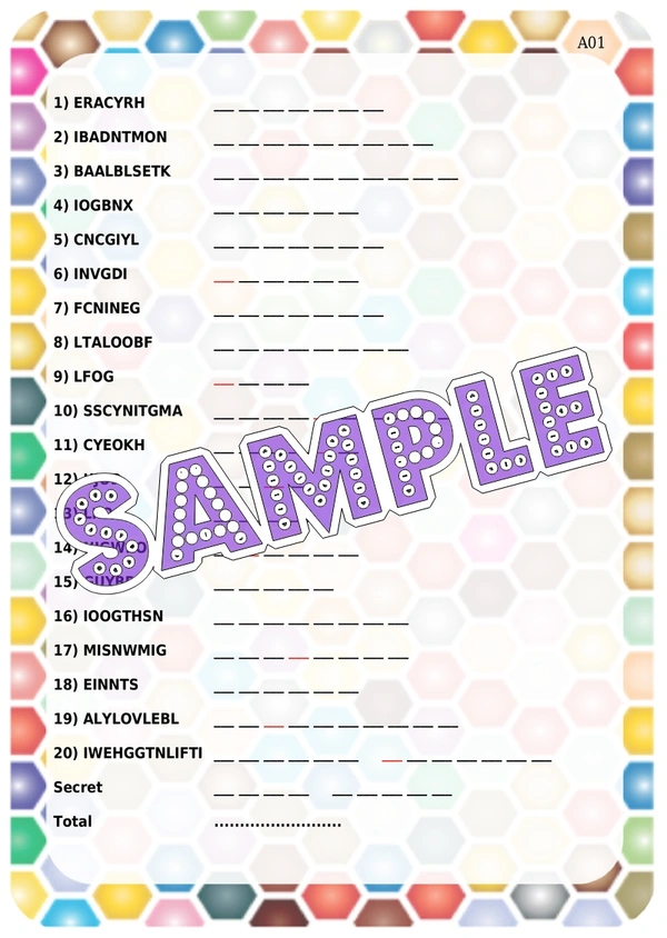 perty Sport theme Paper Games (list1735_1) - 24