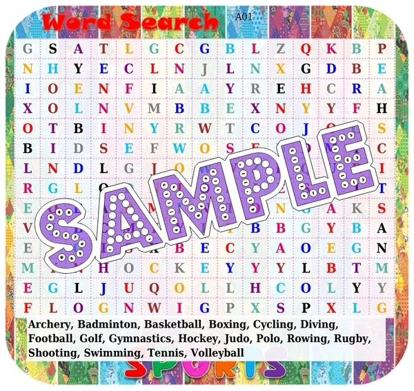 perty Sport theme Paper Games (list1736_1) - 18